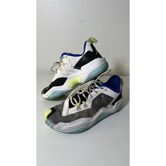 Nike‎ Air Jordan One Take 4 Men's Size 8 Black Liquid Lime White DO7193-003 - Picture 1 of 10